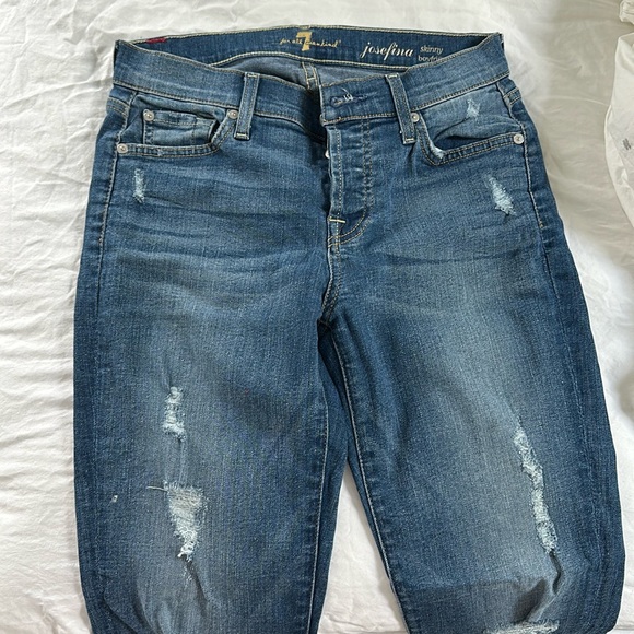 NWOT 7 For all mankind Josefina Jeans - Picture 1 of 3